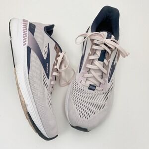 Brooks Launch GTS 8 Stability Running Shoes Womens 9 Gray Pink 1203461B653
